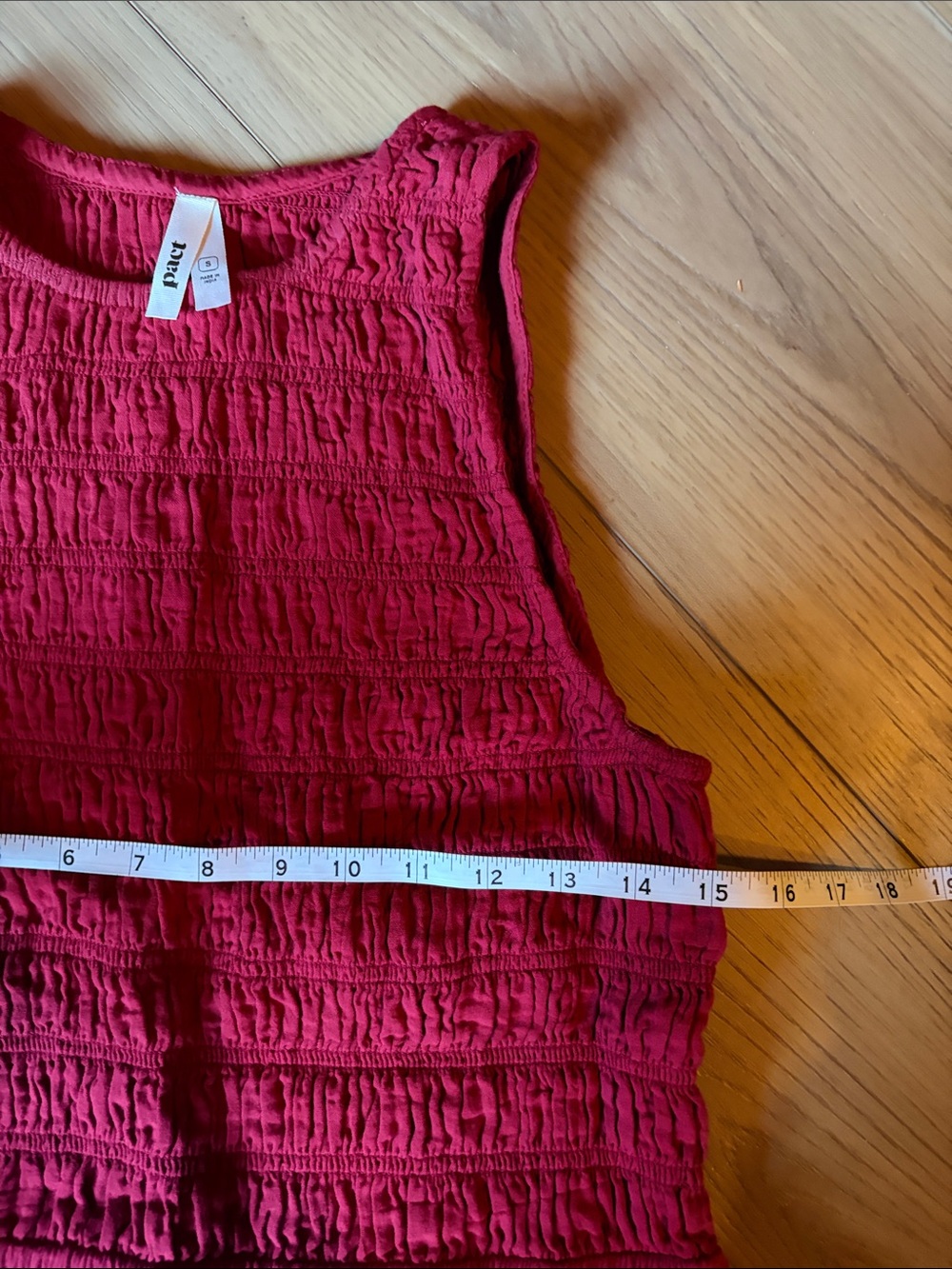 Pact Red Maxi Dress - Picture 4 of 5